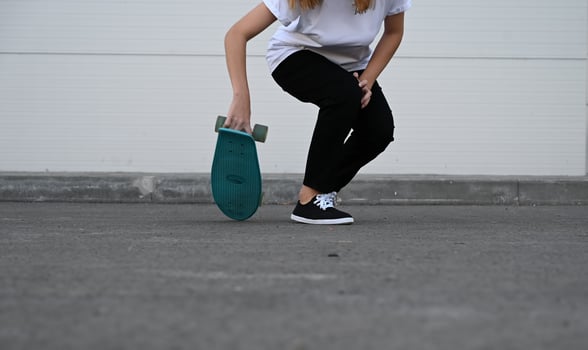 Modern skate scene. photo