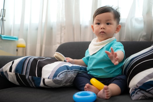 Little boy with a relaxing day at home with family,104 photo