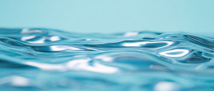 The gentle movement of water creating serene and calming waves. photo