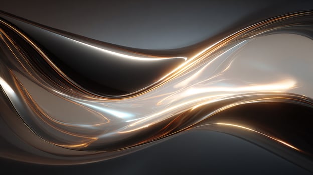 Smooth abstract wave with high-end finish photo