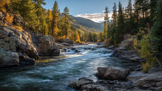 Subtle tones and vivid textures in nature landscape photo
