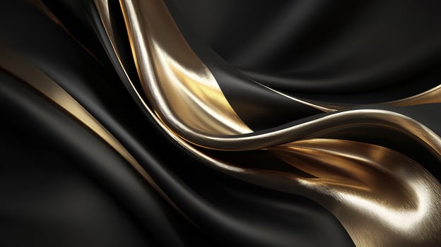 Wavy lines with soft light and detail photo