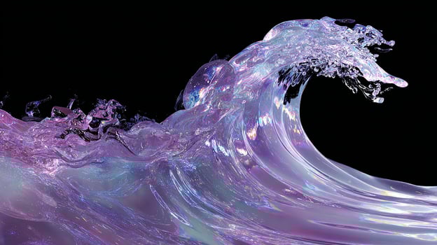 Curved abstract background with radiant wave detail photo