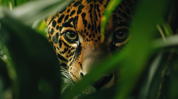 Jaguar in the jungle photo