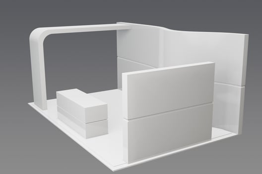 A white wall with a door and a chair photo