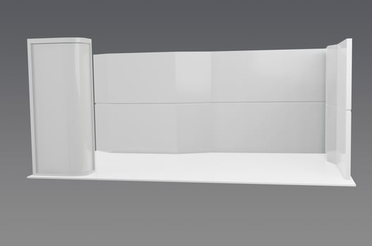 A white wall with a white wall and a white wall photo