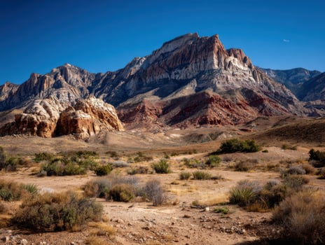 A Barren And Arid Region In The High Mountains photo
