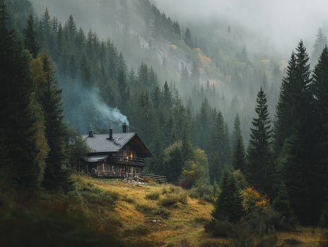 A Faraway Mountain Lodge Offering Complete Privacy photo