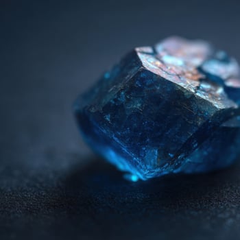 Natures Celestial Charm A Raw Sapphire Crystal photo