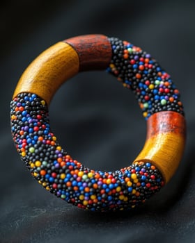 Colorful Beaded Bracelet with Unique Design for Fashion Accessories photo