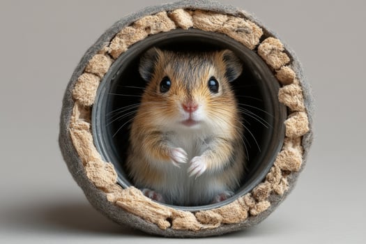 Hamster in a Tube photo