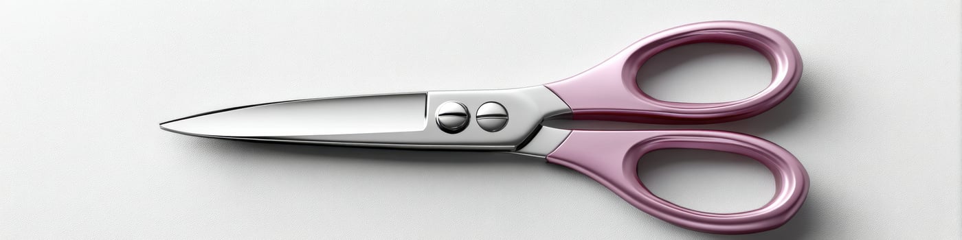 Creative scissors with enlarged handles designed for artistic projects and promotional use photo