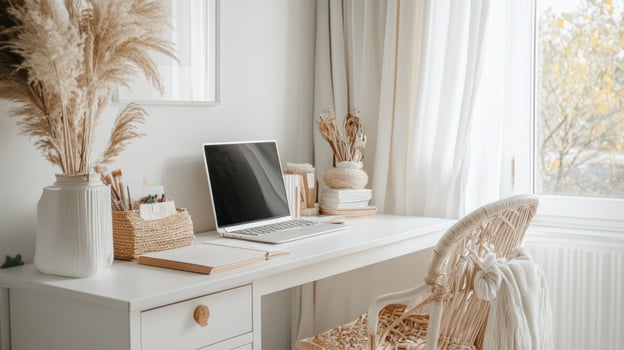 Home office workspace photo