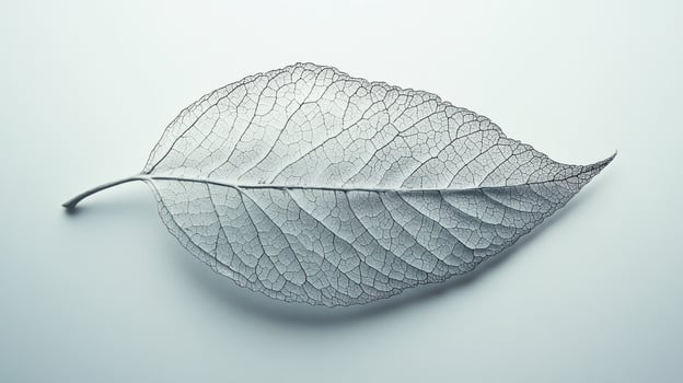 Delicate leaf veins photo