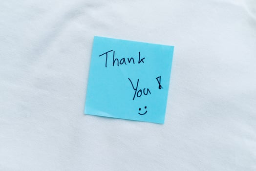 Gratitude note action home setting diy content personal environment close-up view business reflection photo