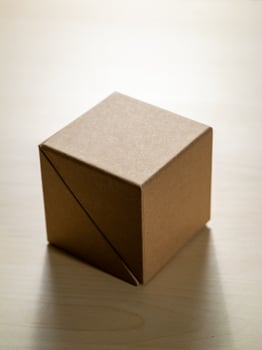 Minimalist workspace product photography unboxing in natural light and neutral tones photo