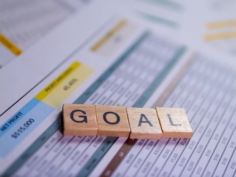 Achieving business objectives strategic planning and visual data in office environments photo