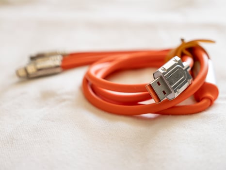 Connecting technology usb cable workshop product indoor close-up utility photo