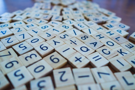 Engaging numerical games creative space educational content cozy environment close-up learning fun photo