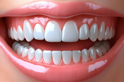 Radiant Smile with Perfect Teeth Ideal for Dental Care and Oral Health Promotion photo