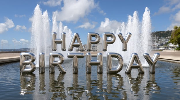 Happy birthday font - font photo