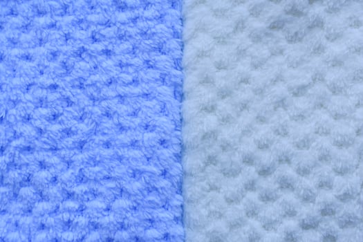 Background of colorful towels. Several soft terry towels. photo