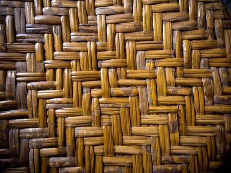 Detail texture of Bamboo weave furniture photo