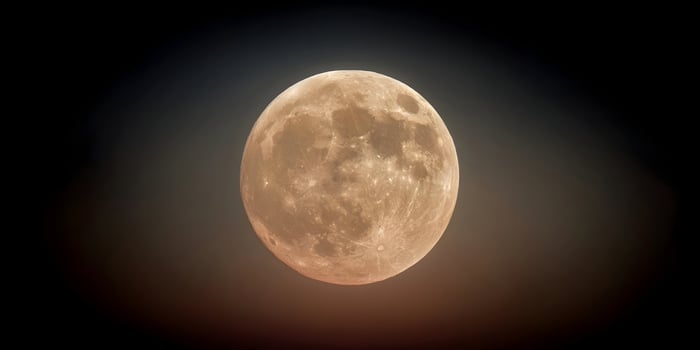 Full Moon Night Sky Space Celestial Body Lunar Surface Crater Details photo