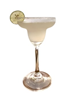 A margarita with a lime slice on top photo