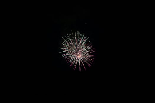 Fireworks display celebration new year's eve party festive celebration photo