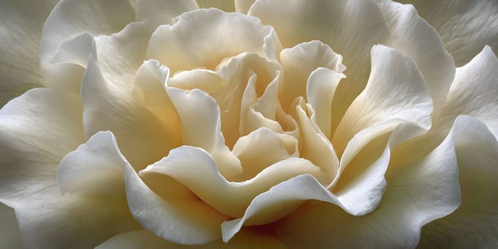 Closeup Cream Rose Petals Soft Light Flower Blossom photo