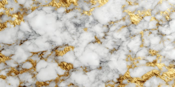 White Marble Texture with Golden Foil Accents Elegant Background Design photo