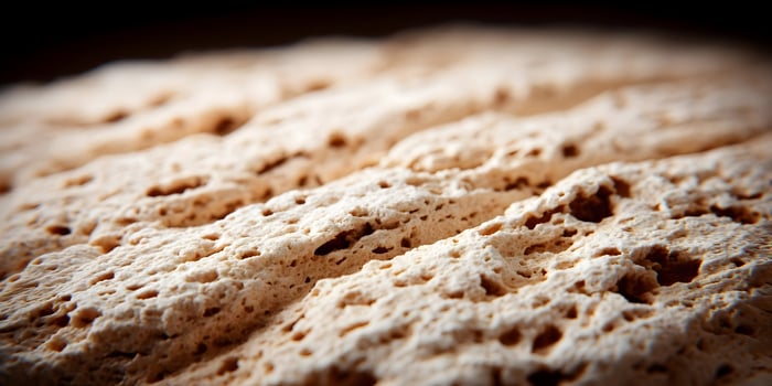 Closeup Detailed Beige Porous Stone Texture Background photo