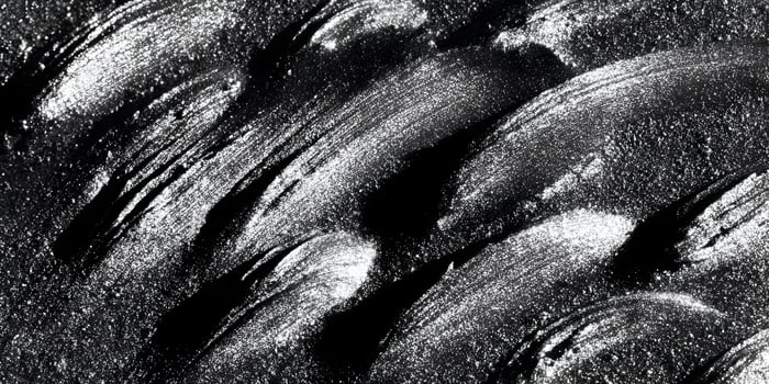 Abstract Black and White Glitter Texture Background Swirls Shiny Sparkling Design photo