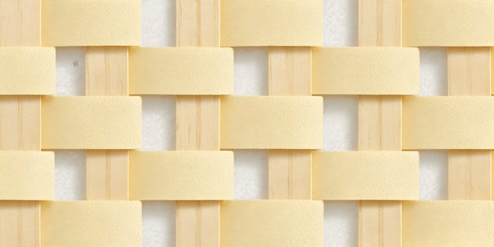 Beige Fabric and Light Wood Interwoven Pattern Seamless Texture photo