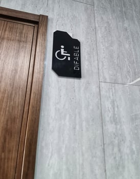 Navigating Accessibility Identifying Door to Disabled Restroom for Inclusive Design photo