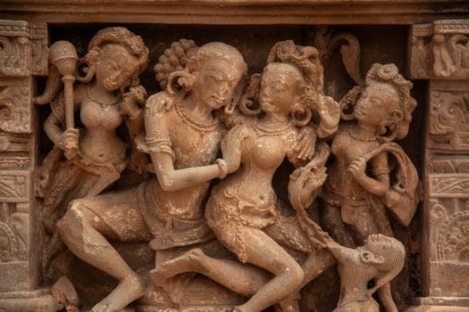 Intricate Stone Carvings at Chand Baori Stepwell photo
