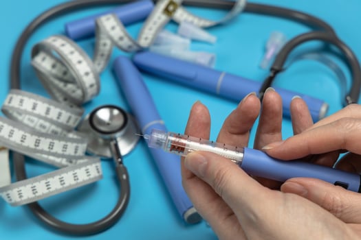 Ozempic injection pen or insulin cartridge pen photo