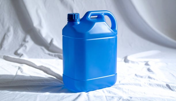 Translucent Jerry Can On Fabric photo