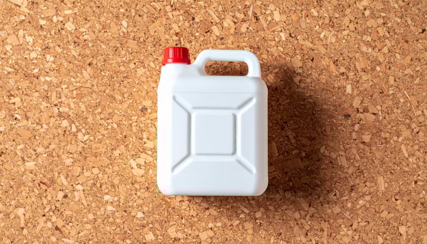 Mini Jerry Can On Cork Surface photo