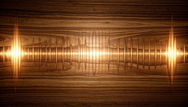 Soundwave Engraved On Wood photo