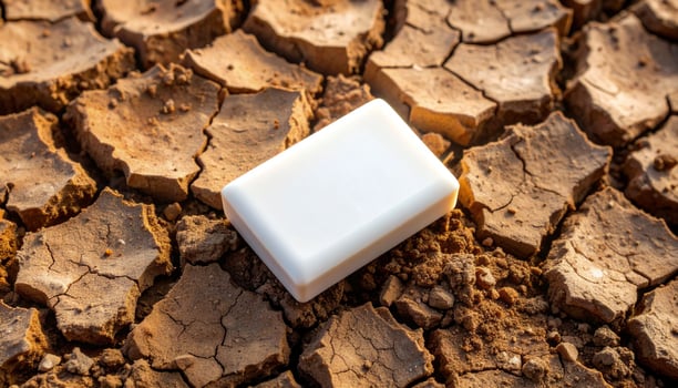 Soap In Cracked Clay photo