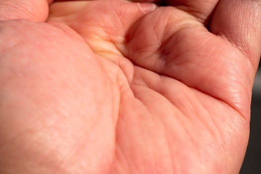 Hand gesture showing emotion close-up shot human interaction personal environment intimate viewpoint photo