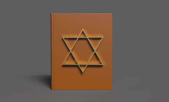 Yom kippur book bible star of david golden brown color judaism religion jewish holiday hashanah cellebration israel country hebrew faith festival yom kippur book bible star david jerusalem photo