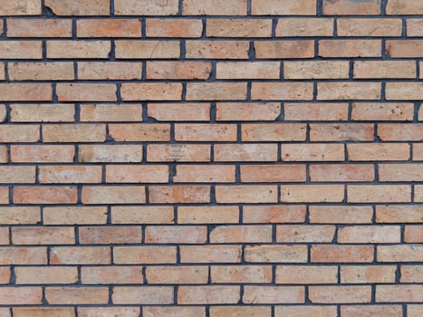 Old red and beige brick wall photo