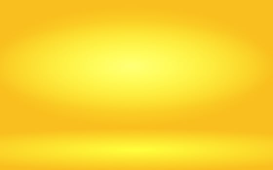 Bright Yellow Gradient suitable for backgrounds. photo