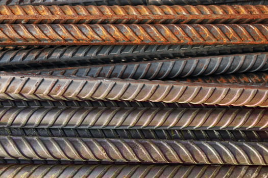 construction steel rod for pattern and background photo