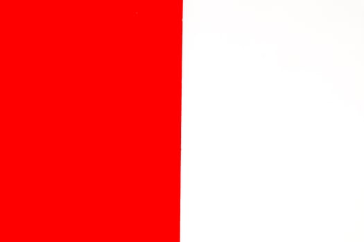 Striking Contrast of Bold Red and Clean White Creates a Modern Visual Aesthetic photo