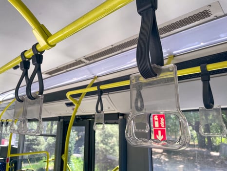 Unique Bus Handle Design Features photo