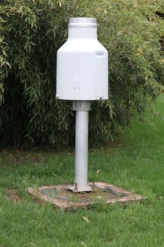 An innovative outdoor water filtration system for homes and businesses, ensuring clean water photo